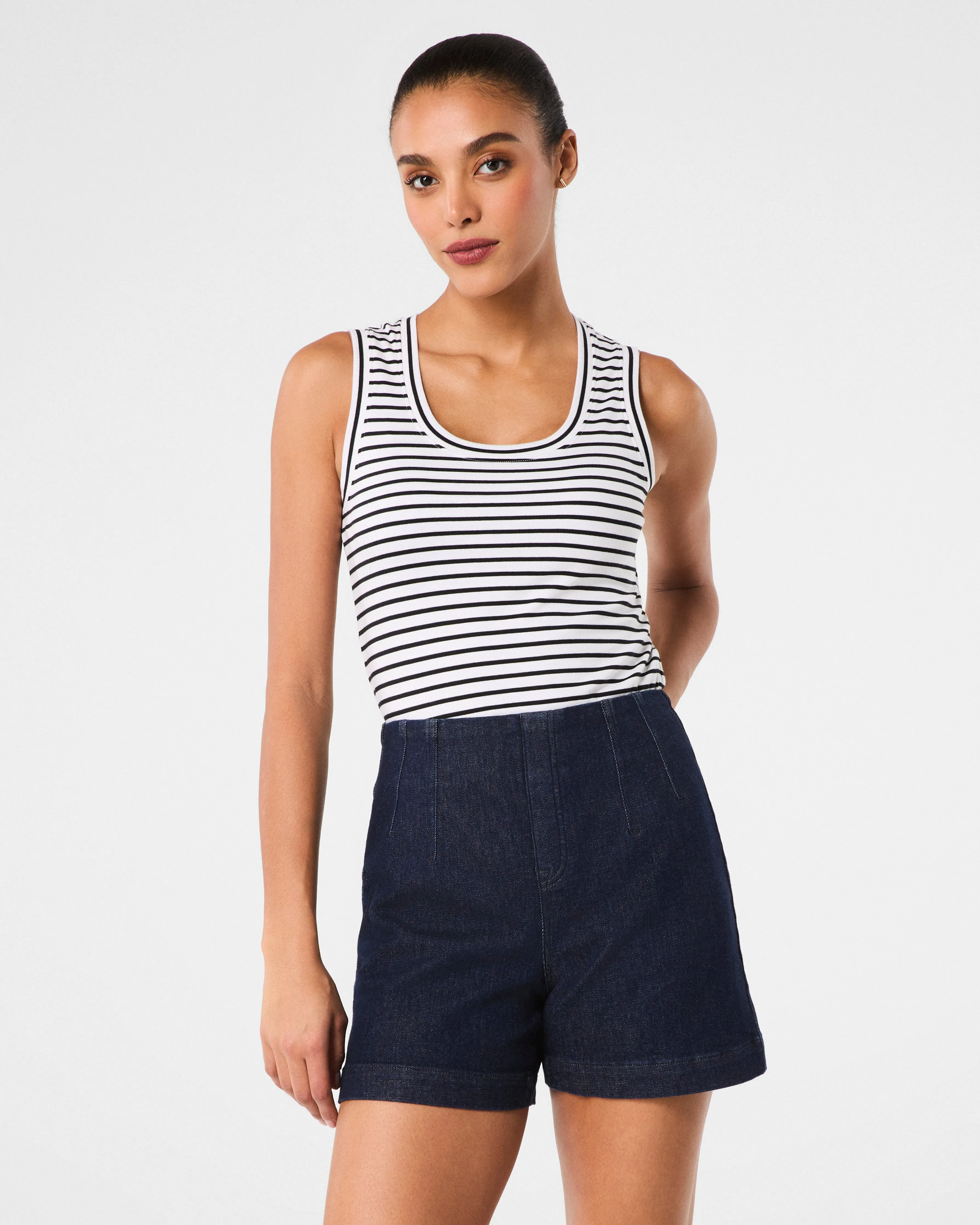 SPANXshape™ EveryWear Zero Waistband Jean Shorts, 5"