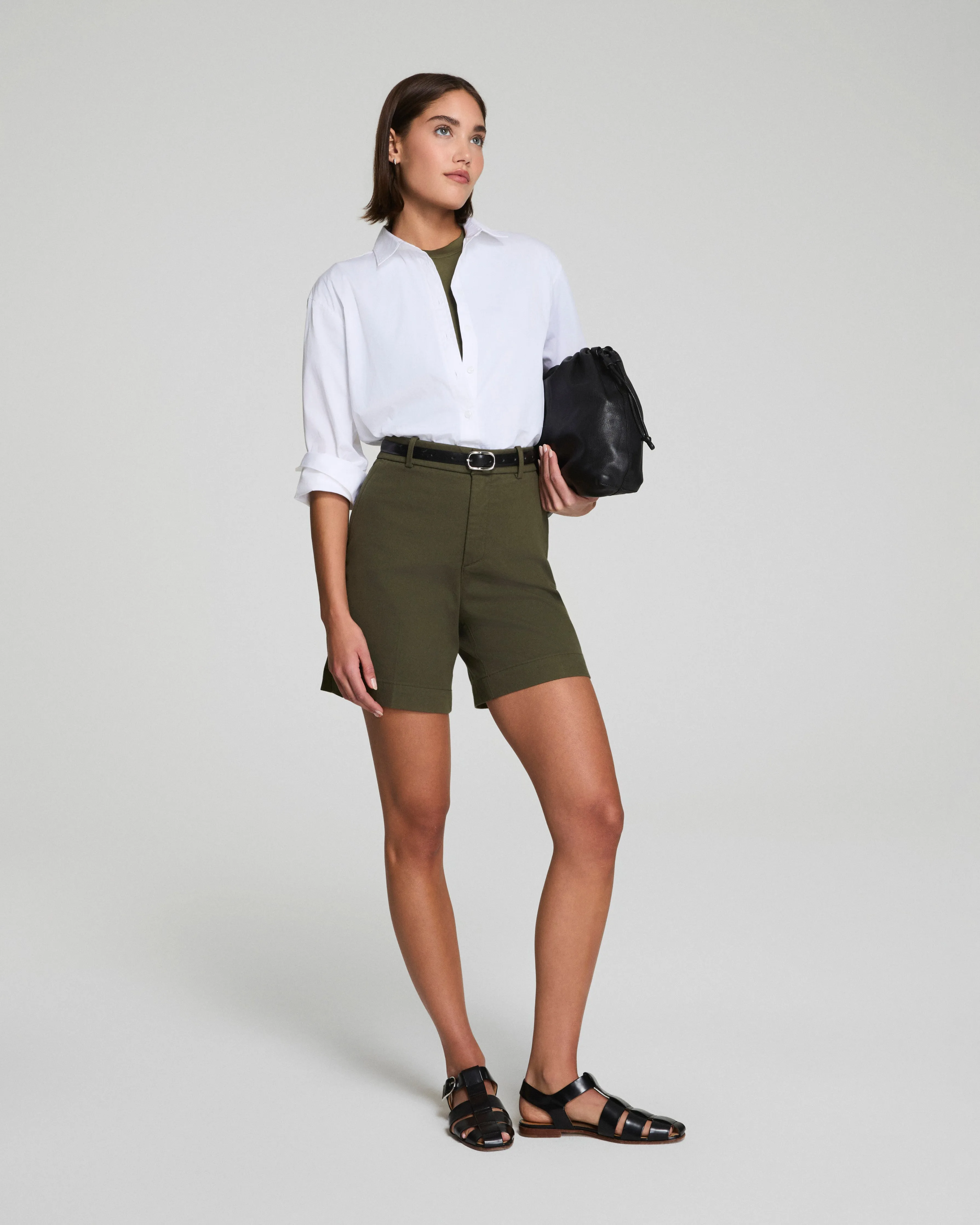 SPANXsupersmooth™ Stretch Twill Short, 7"
