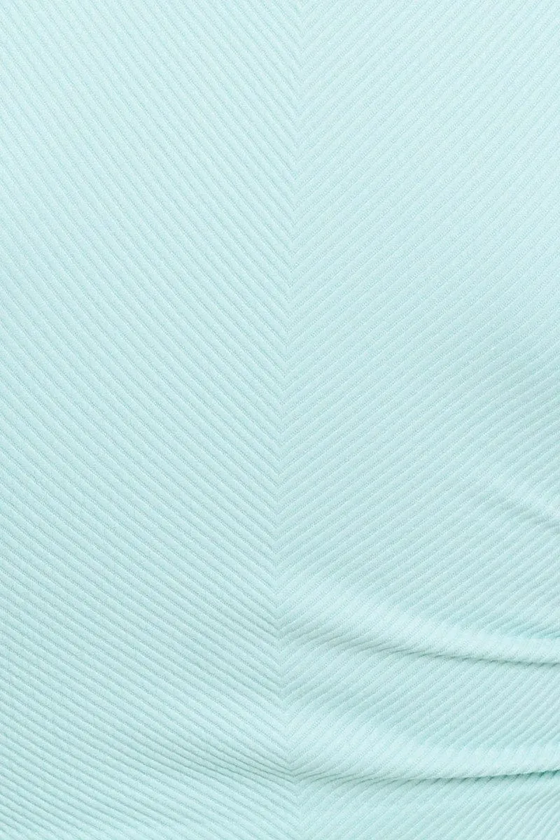 Spearmint Tank Top Sleeveless Crew Neck Seamless