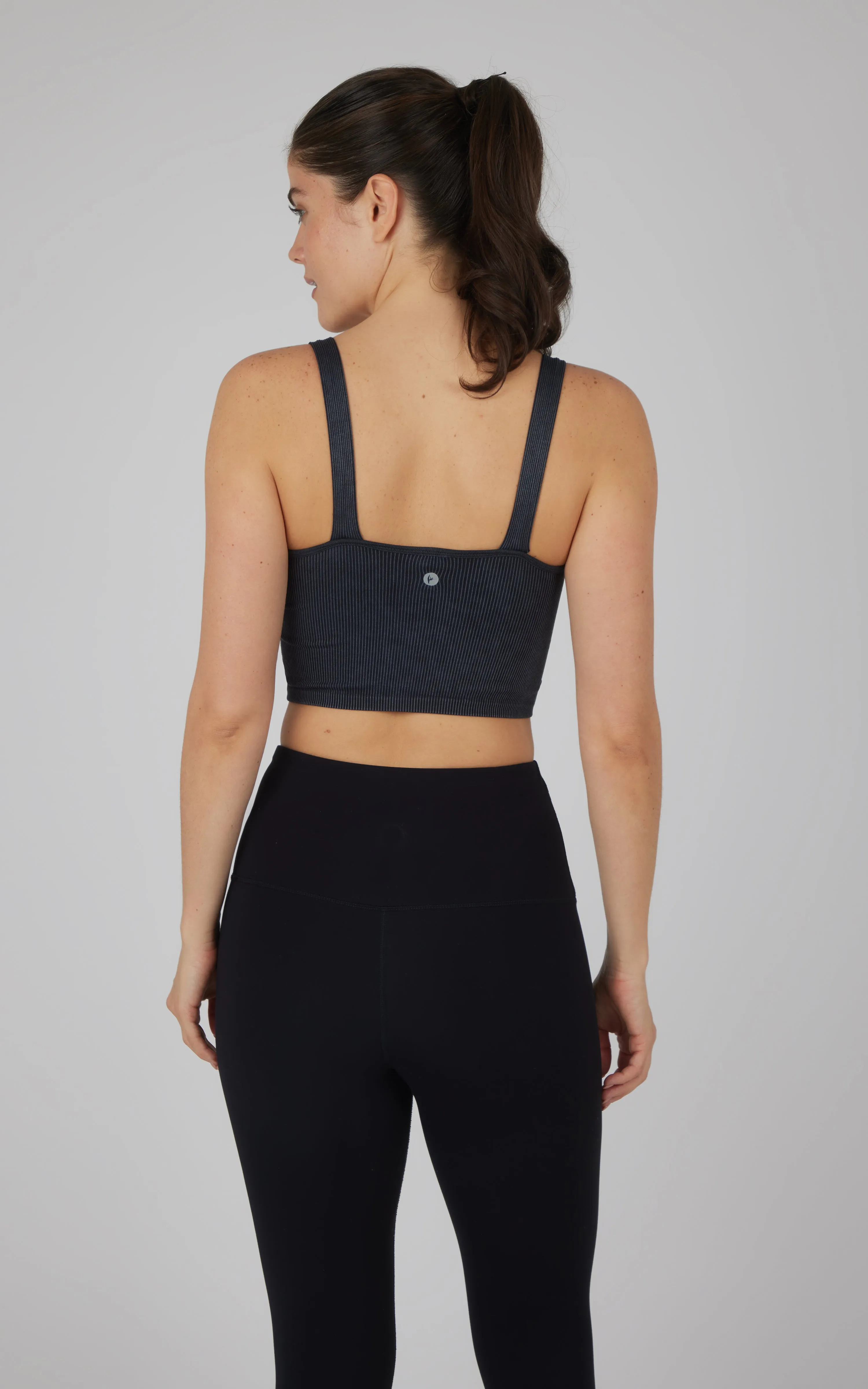 Stonewash 2 PK Scoop Neck Bralette Tank