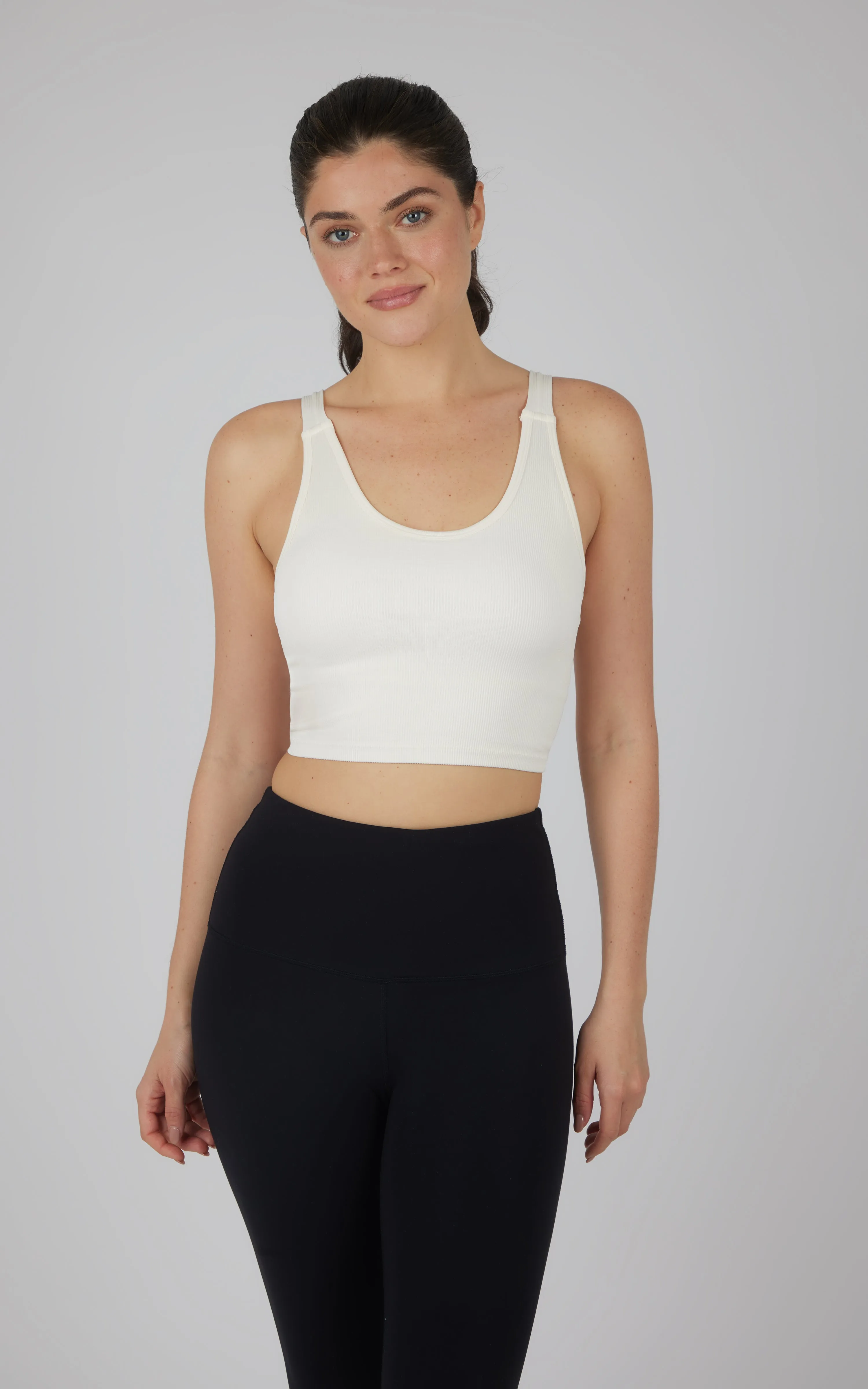 Stonewash 2 PK Scoop Neck Bralette Tank
