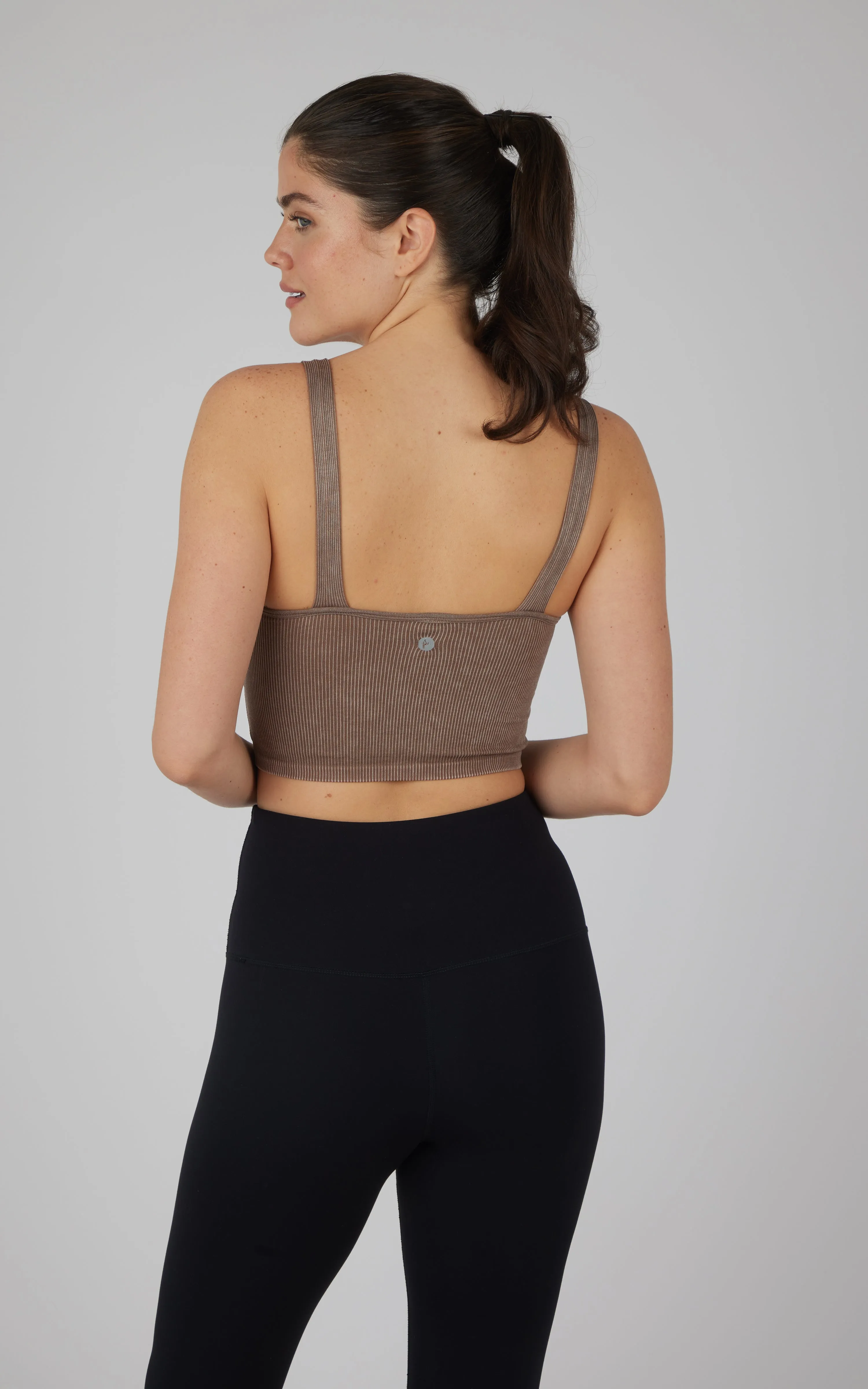 Stonewash 2 PK Scoop Neck Bralette Tank