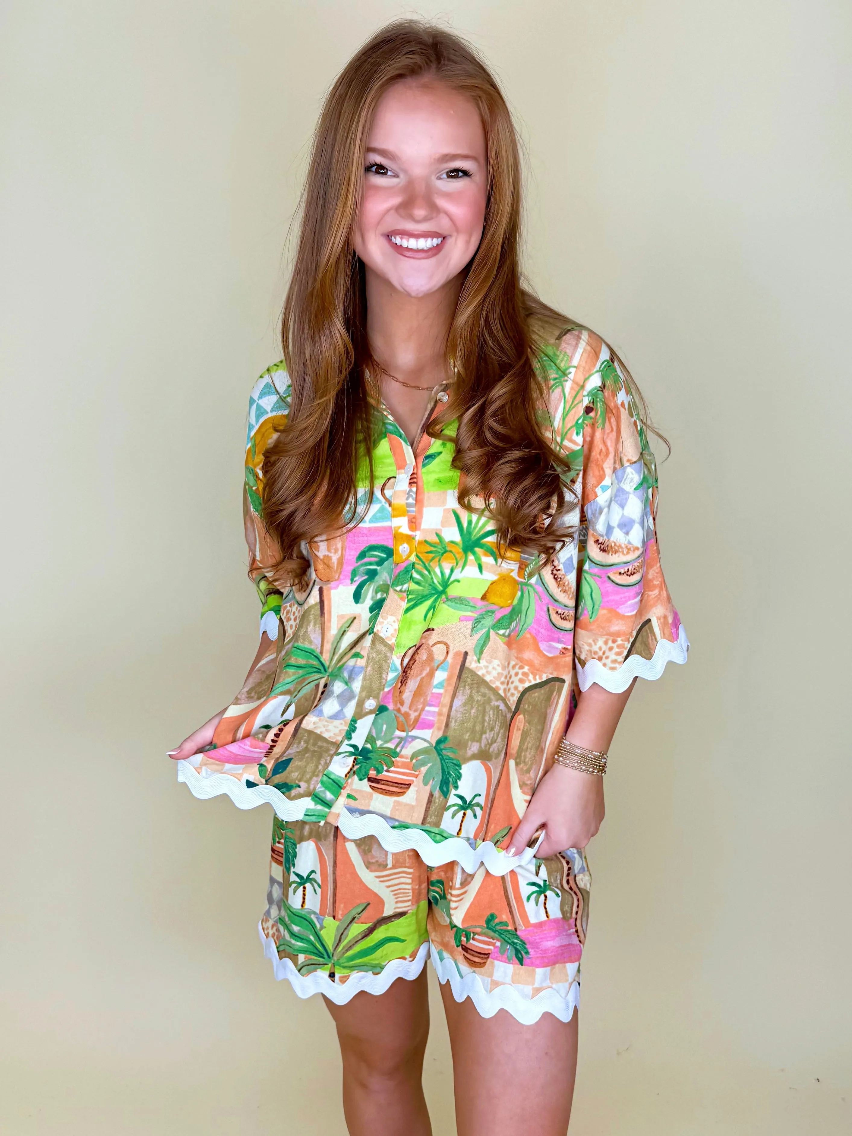 The Bon Voyage Short Set