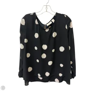 Top Long Sleeve By Chicos In Black, Size: L
