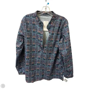 Top Long Sleeve By Clothes Mentor In Grey, Size: L