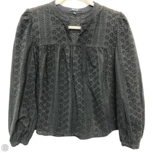 Top Long Sleeve By Madewell In Black, Size: S