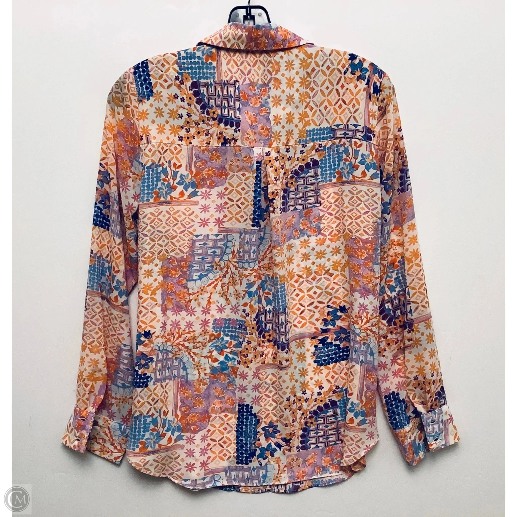 Top Long Sleeve By Rose And Olive In Multi-colored, Size: S