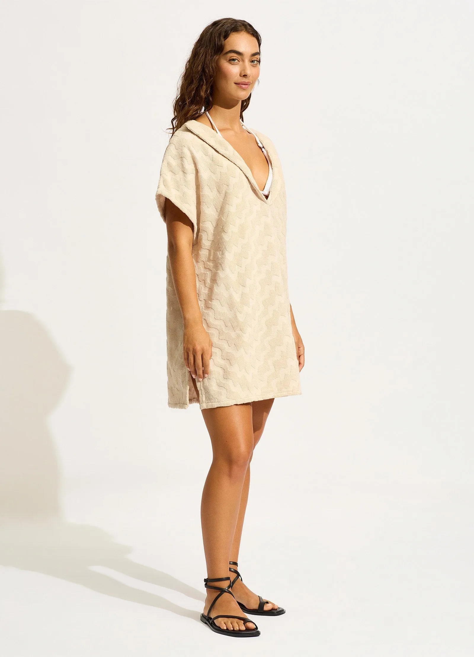 Towel Poncho - Sand