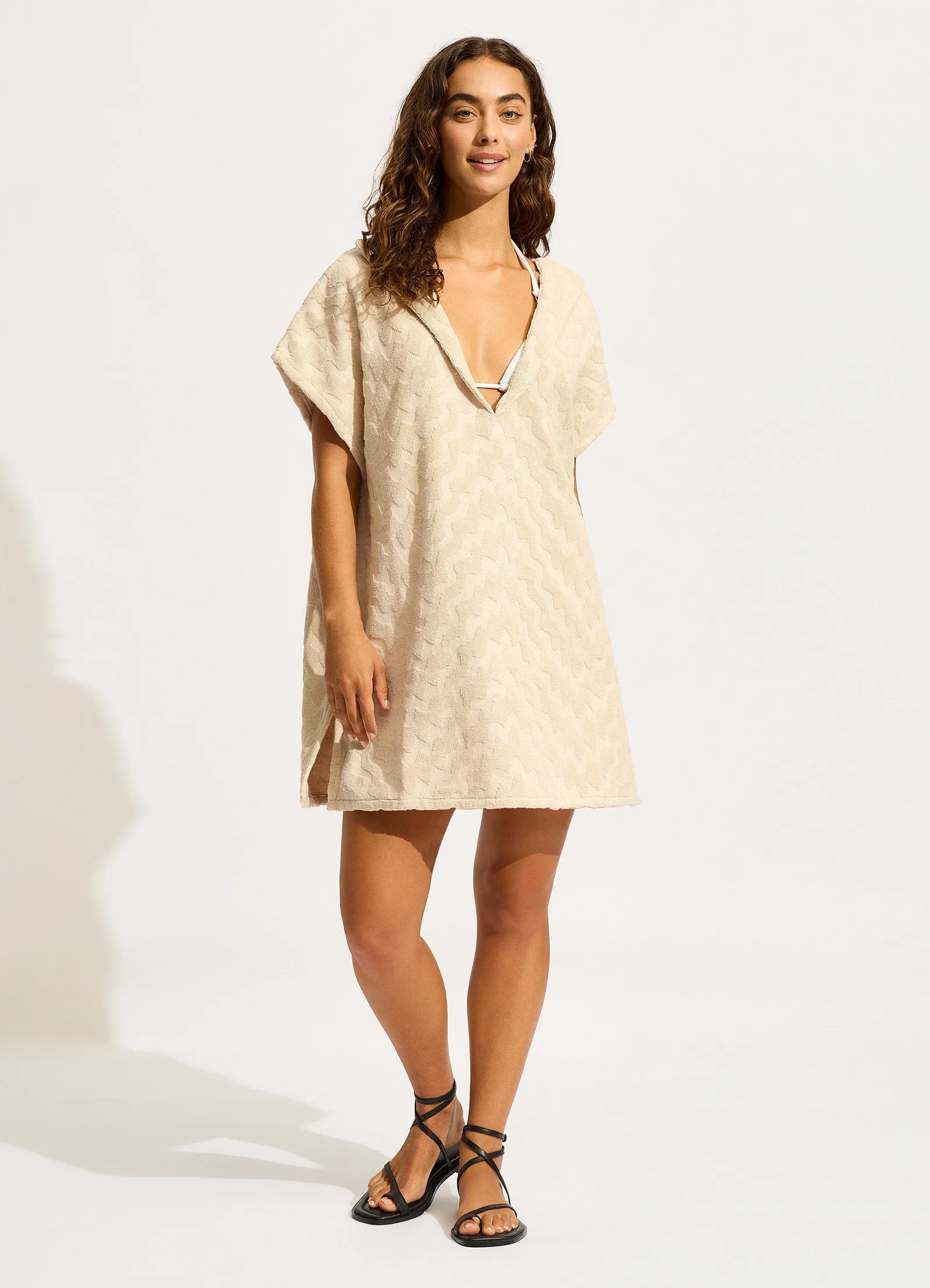 Towel Poncho - Sand