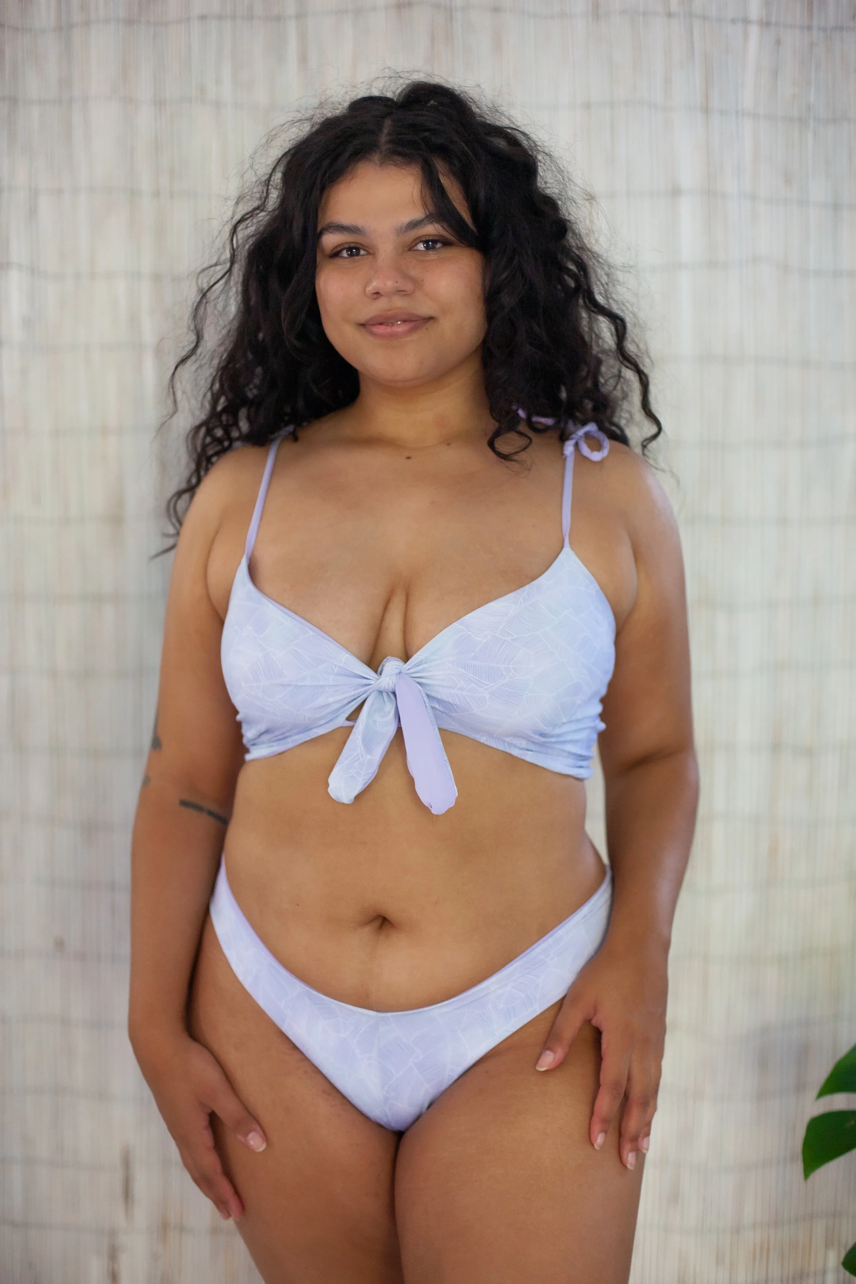 Vahanga Top| Banana Leaf   Lilac