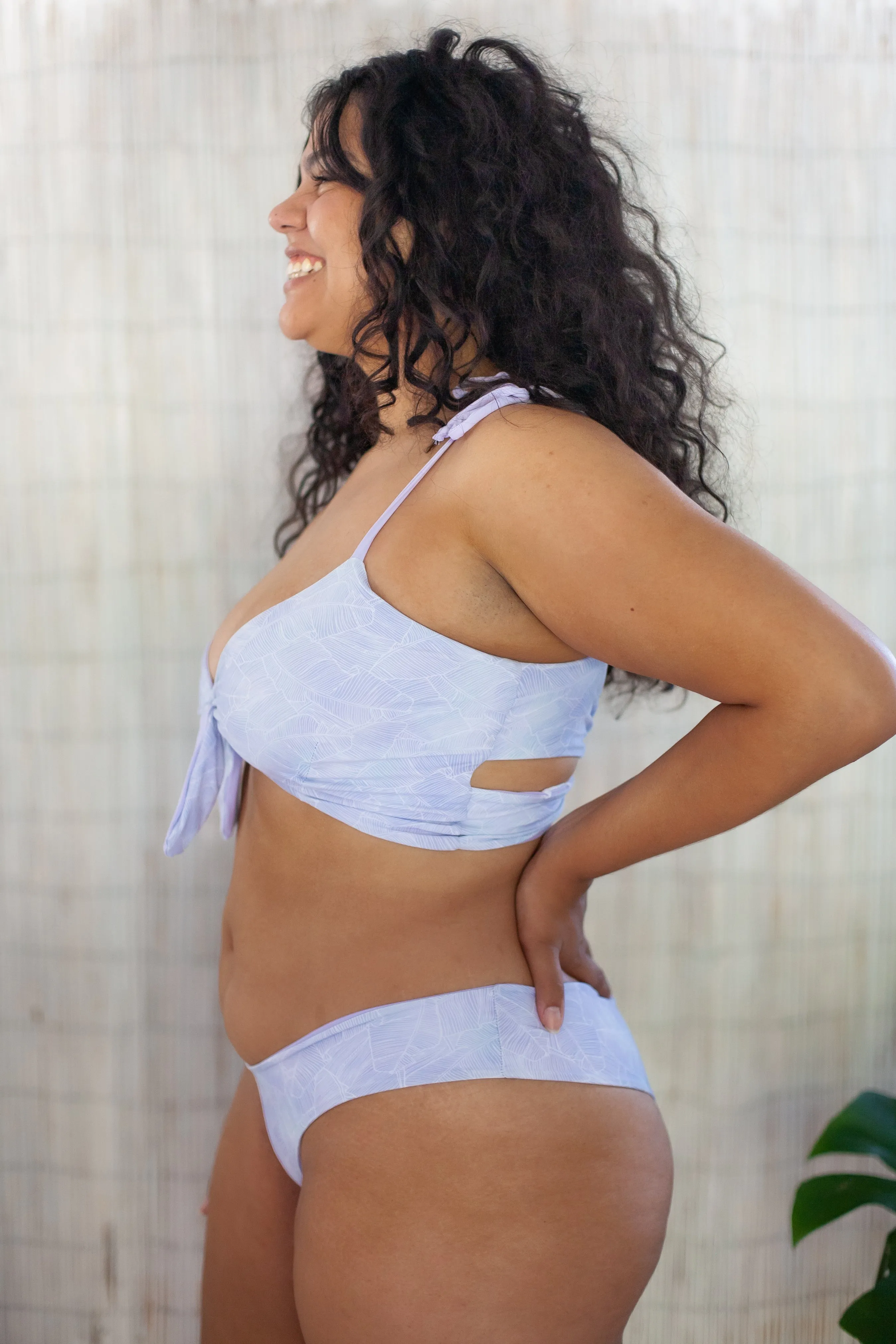 Vahanga Top| Banana Leaf   Lilac