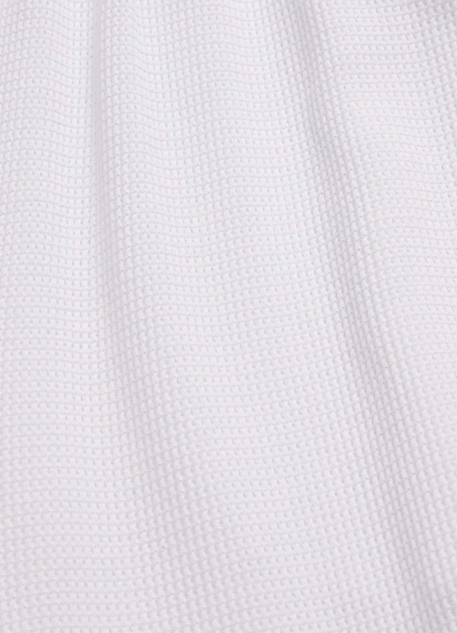Waffle Beach Short  - White