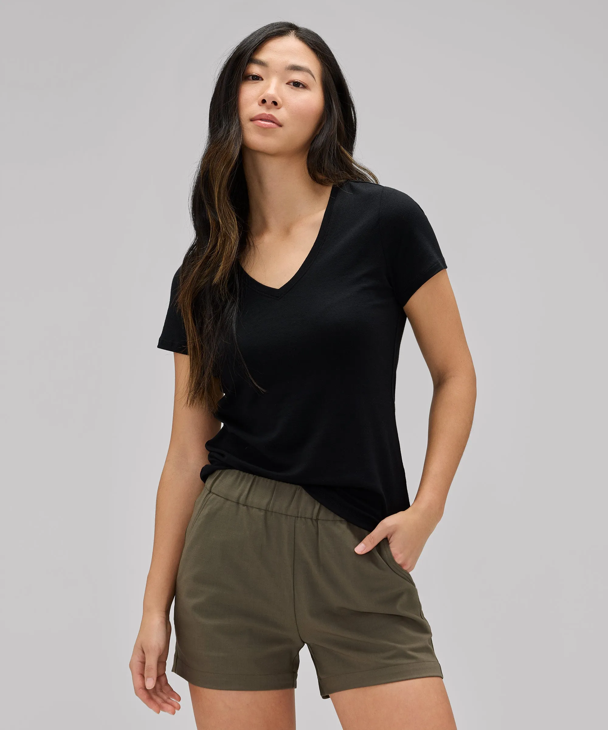 Women's Merino V-Neck T-Shirt