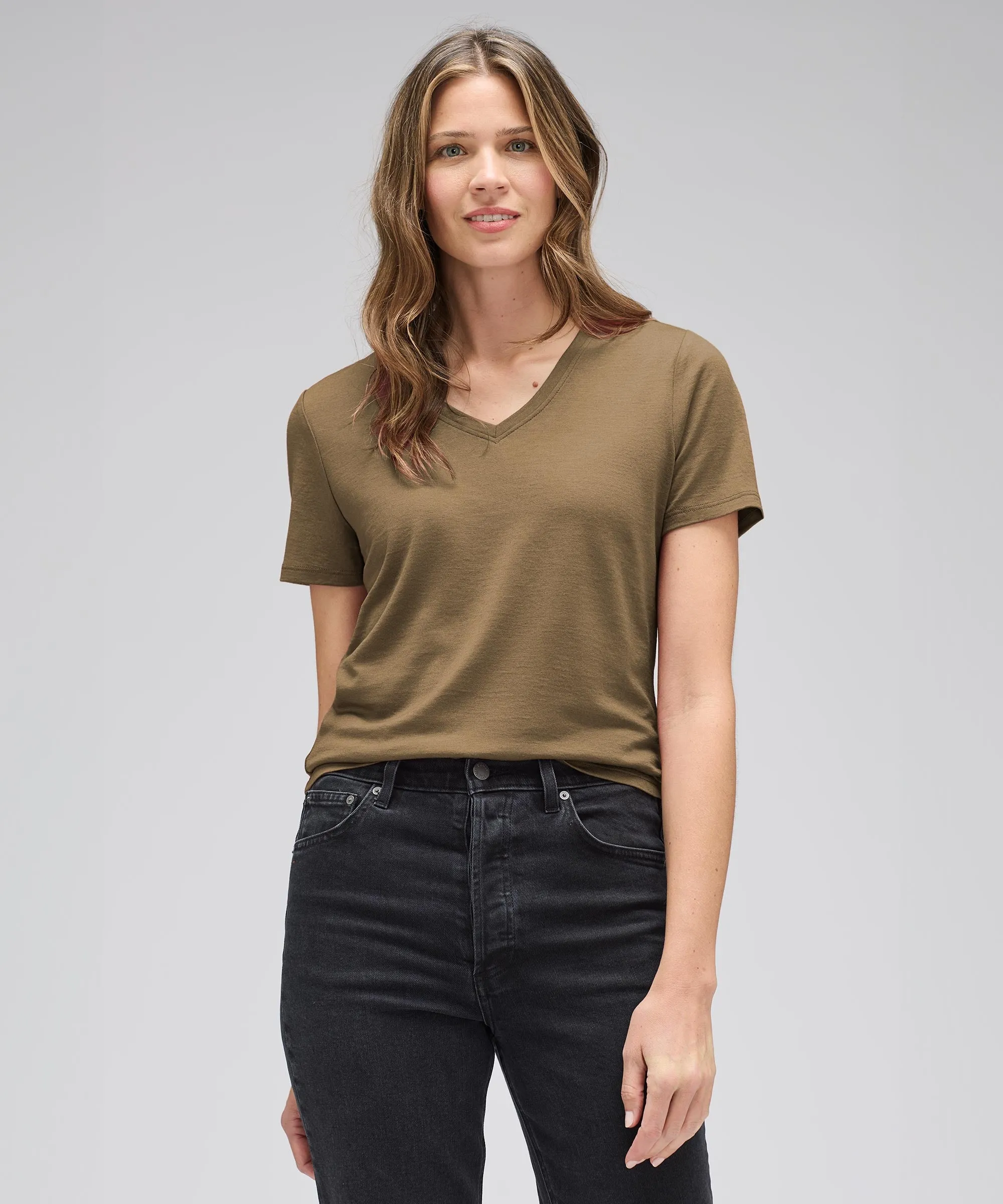 Women's Merino V-Neck T-Shirt