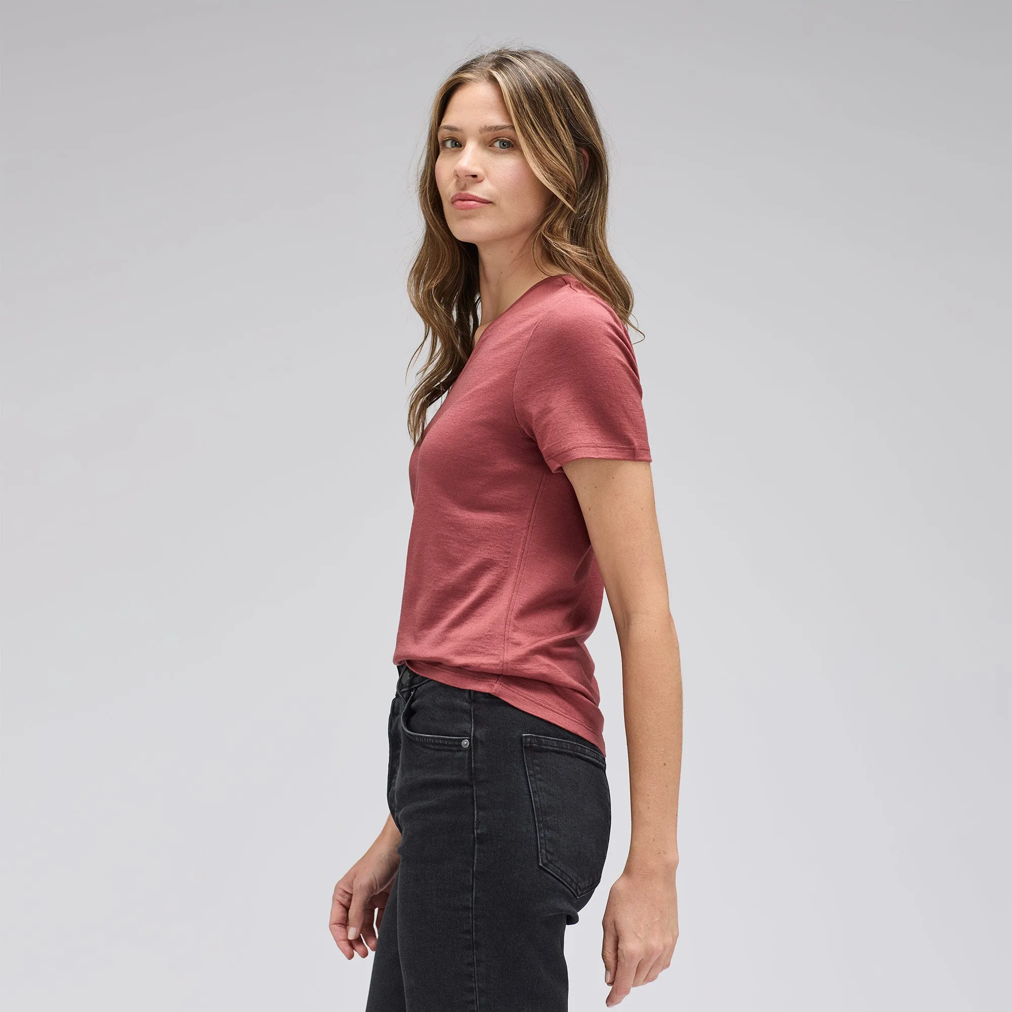 Women's Merino V-Neck T-Shirt