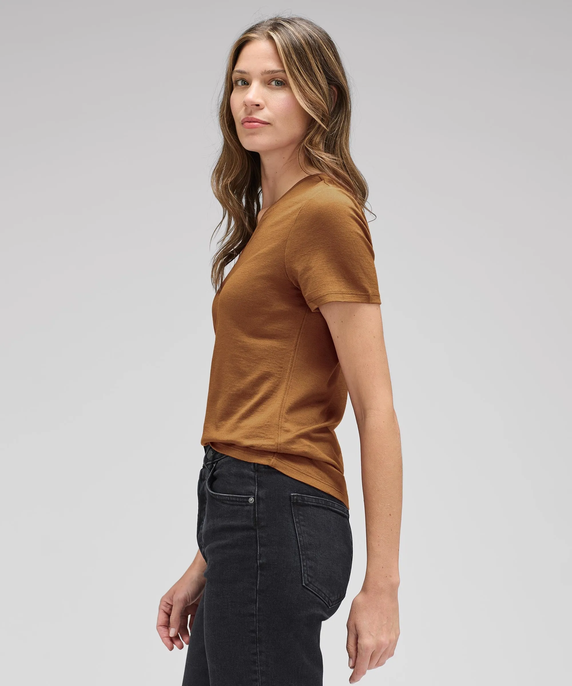 Women's Merino V-Neck T-Shirt