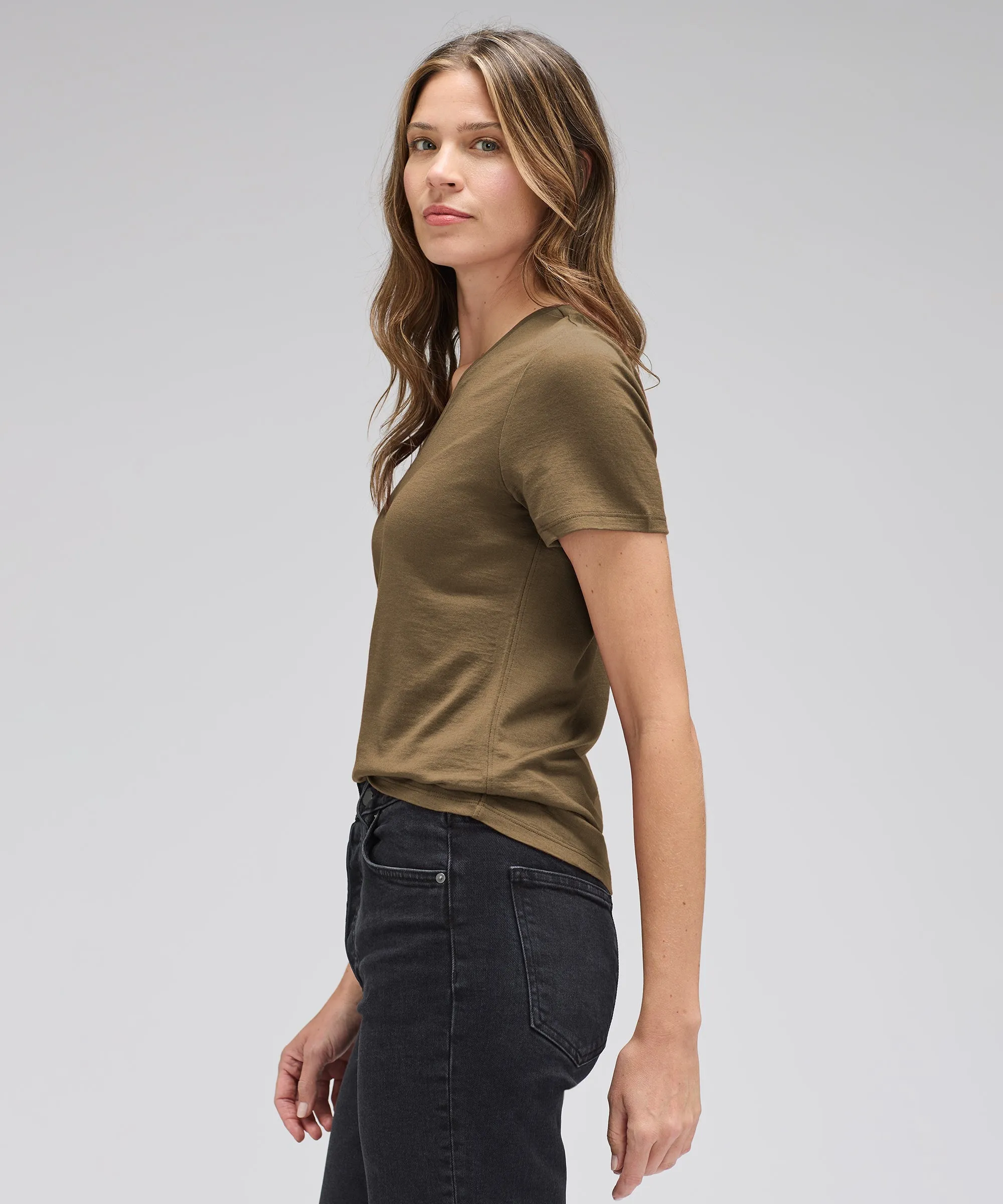 Women's Merino V-Neck T-Shirt