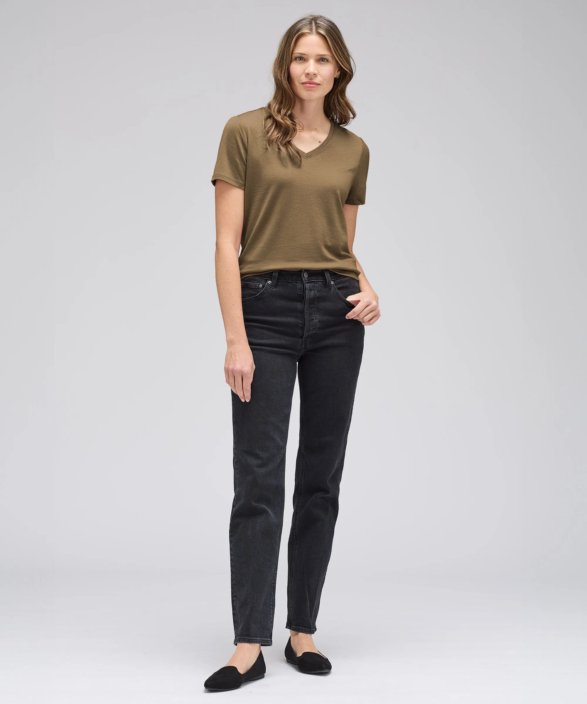Women's Merino V-Neck T-Shirt