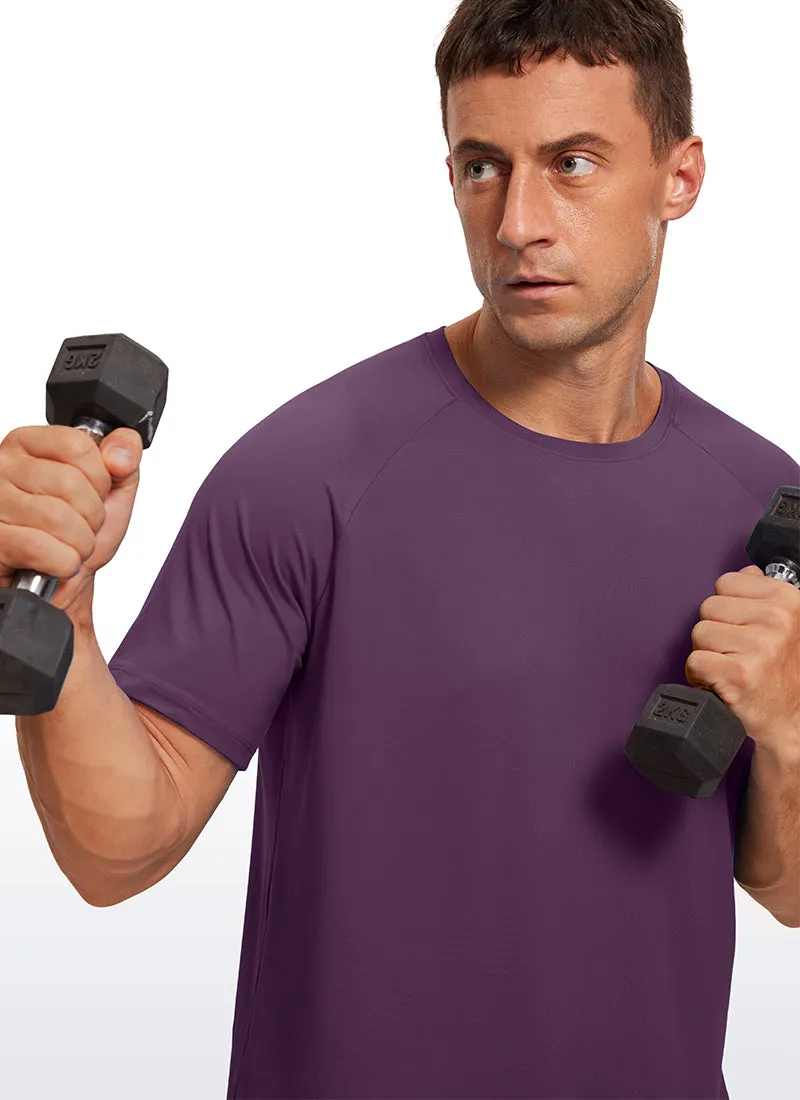 Workout Short Sleeve Round Neck